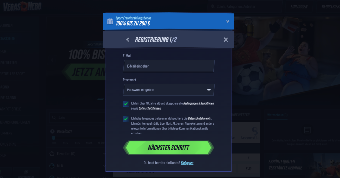 Vegas Hero 🎖️ Online Casino Vegashero in Deutschland